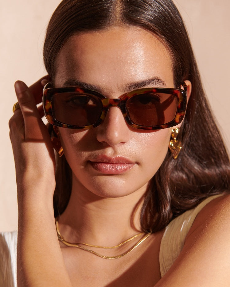 Paige Rectangular Sunglasses