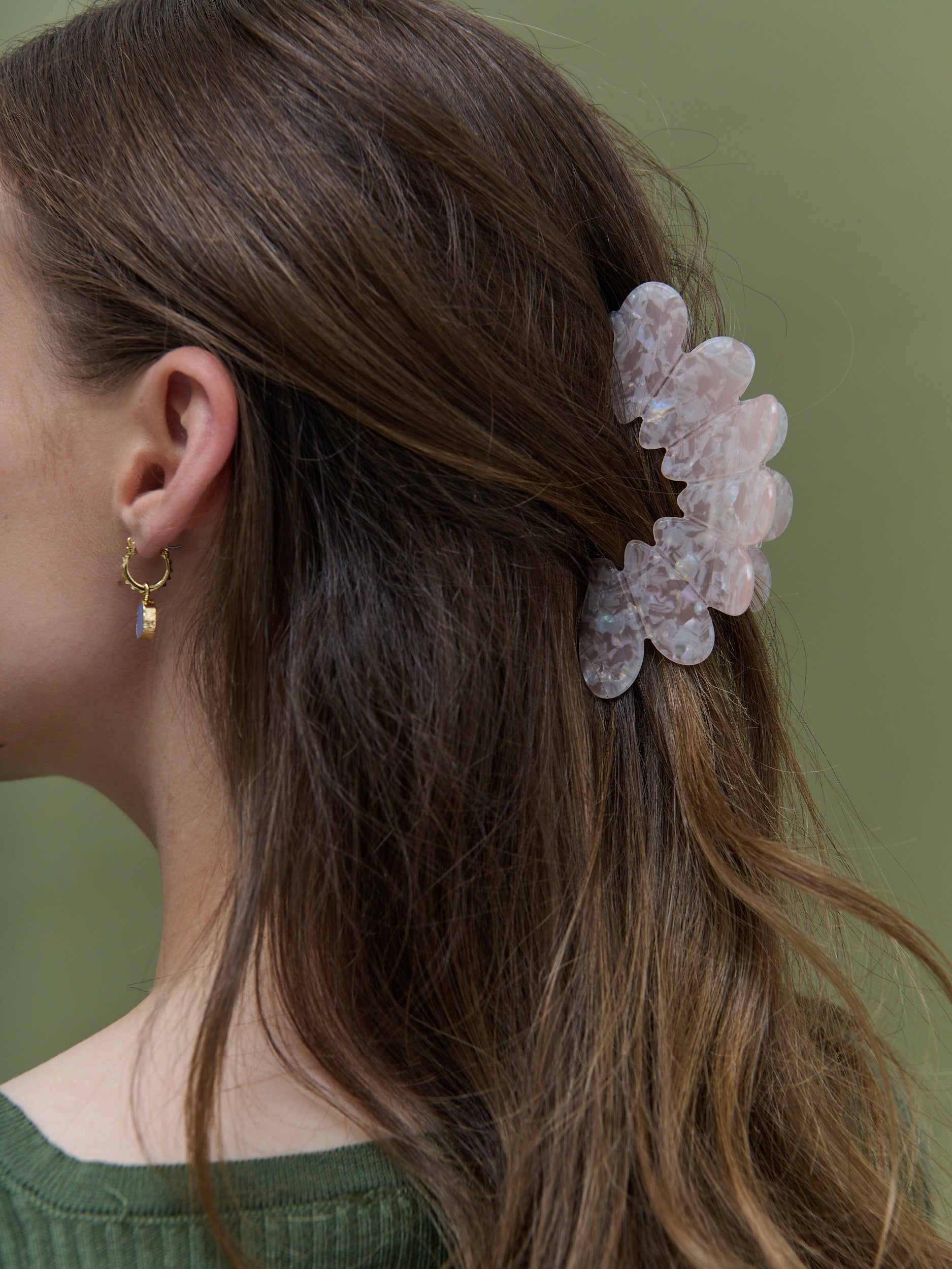 Petal Hair Claw Clip – Pink