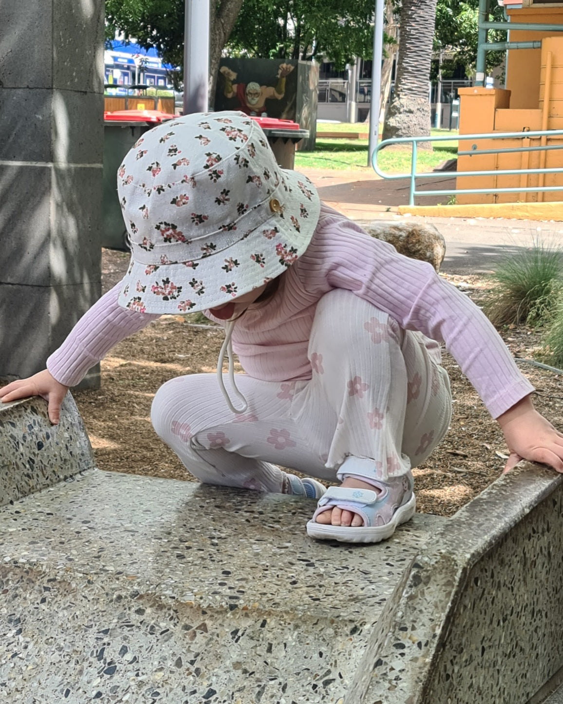 Pink Posy Bucket Hat