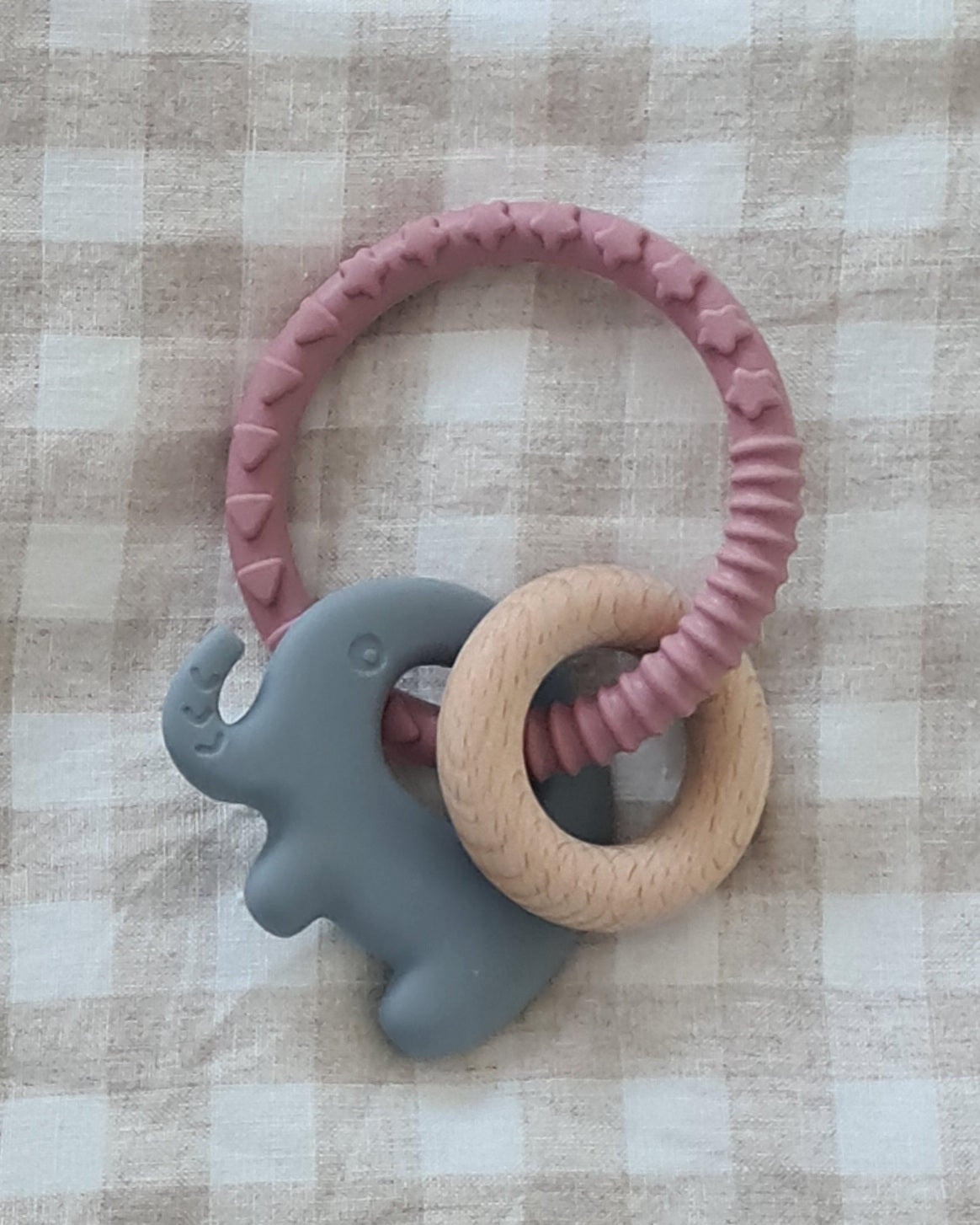 Posey Teether Ring - Pink
