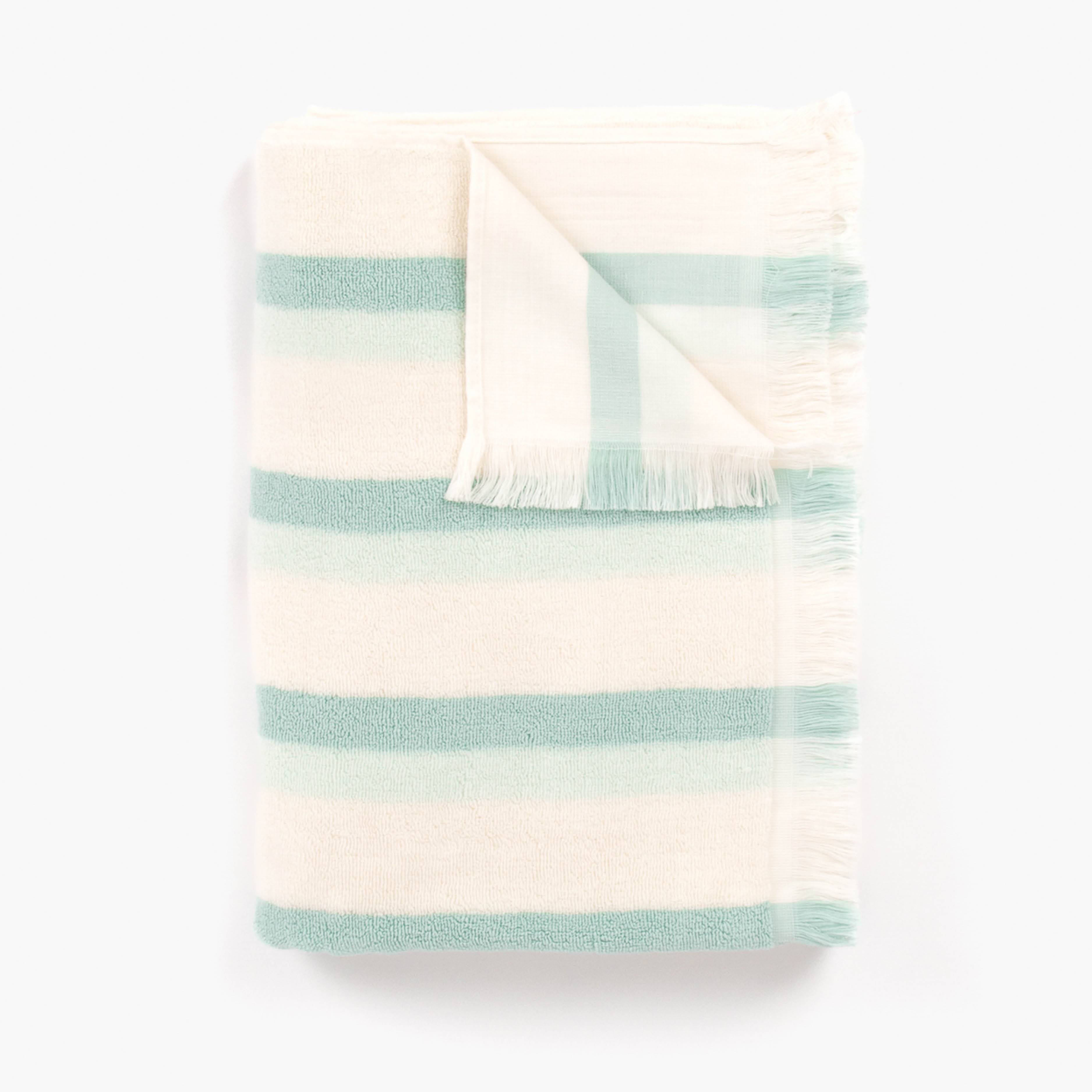 Ripple French Terry Beach Towel – Sky