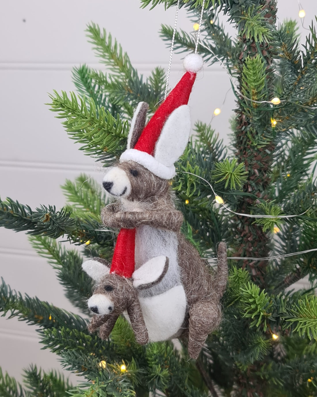 Roo & Joey Hat Hanging Decoration