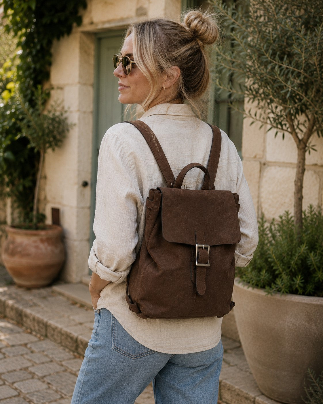 Sable Everyday Leather Backpack