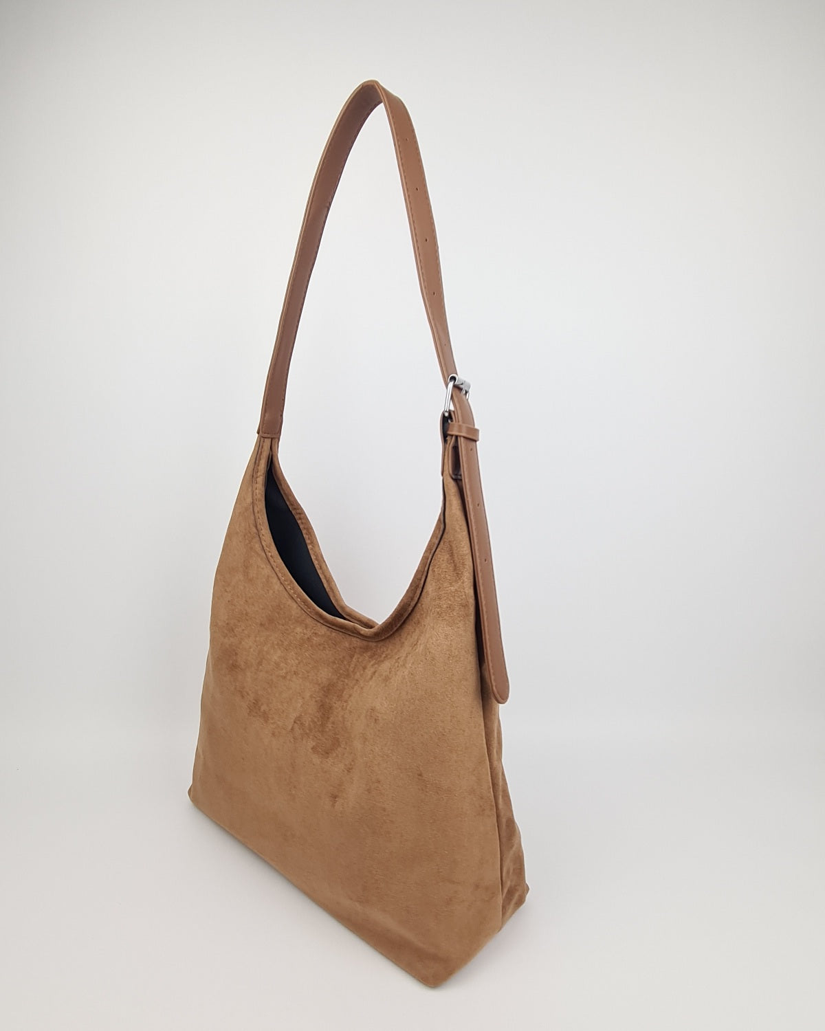 Scarlett Vegan Suede Shoulder Bag