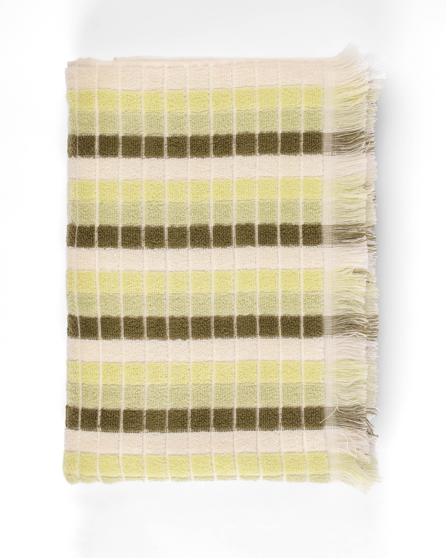 Seabreeze Terry Beach Towel – Olive