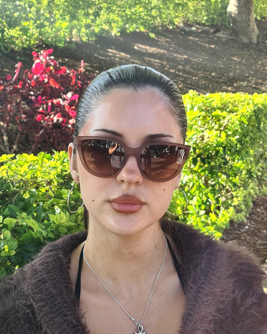 Silvia Sunglasses – Pink Havana