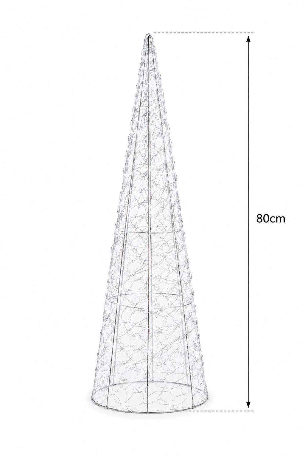 Starlight Cone Tree – LED Light Decoration 80cm