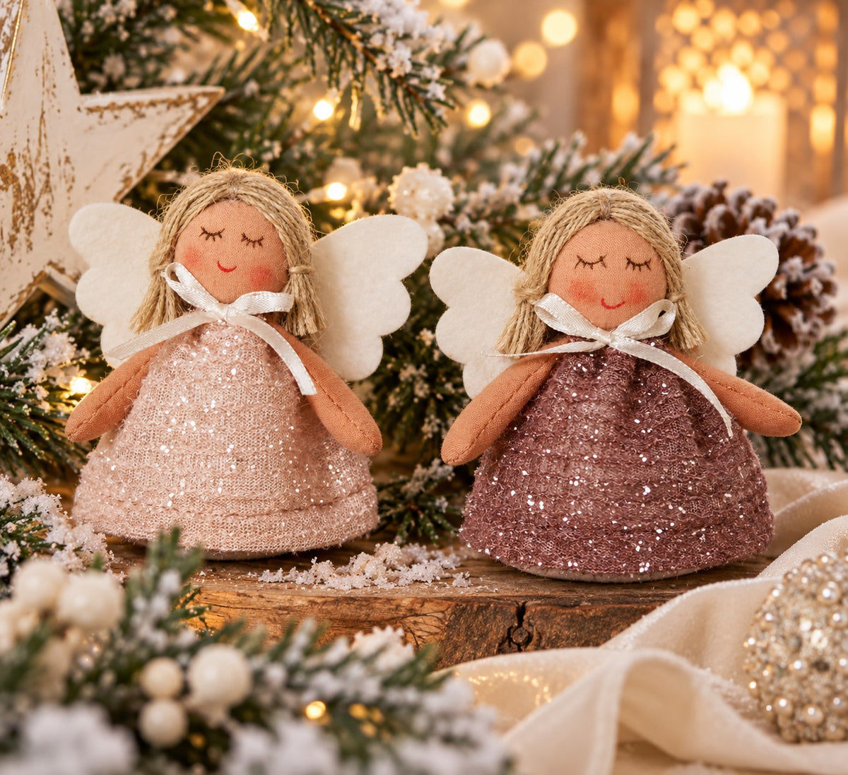 Sugarplum Angels Pearl and Posie