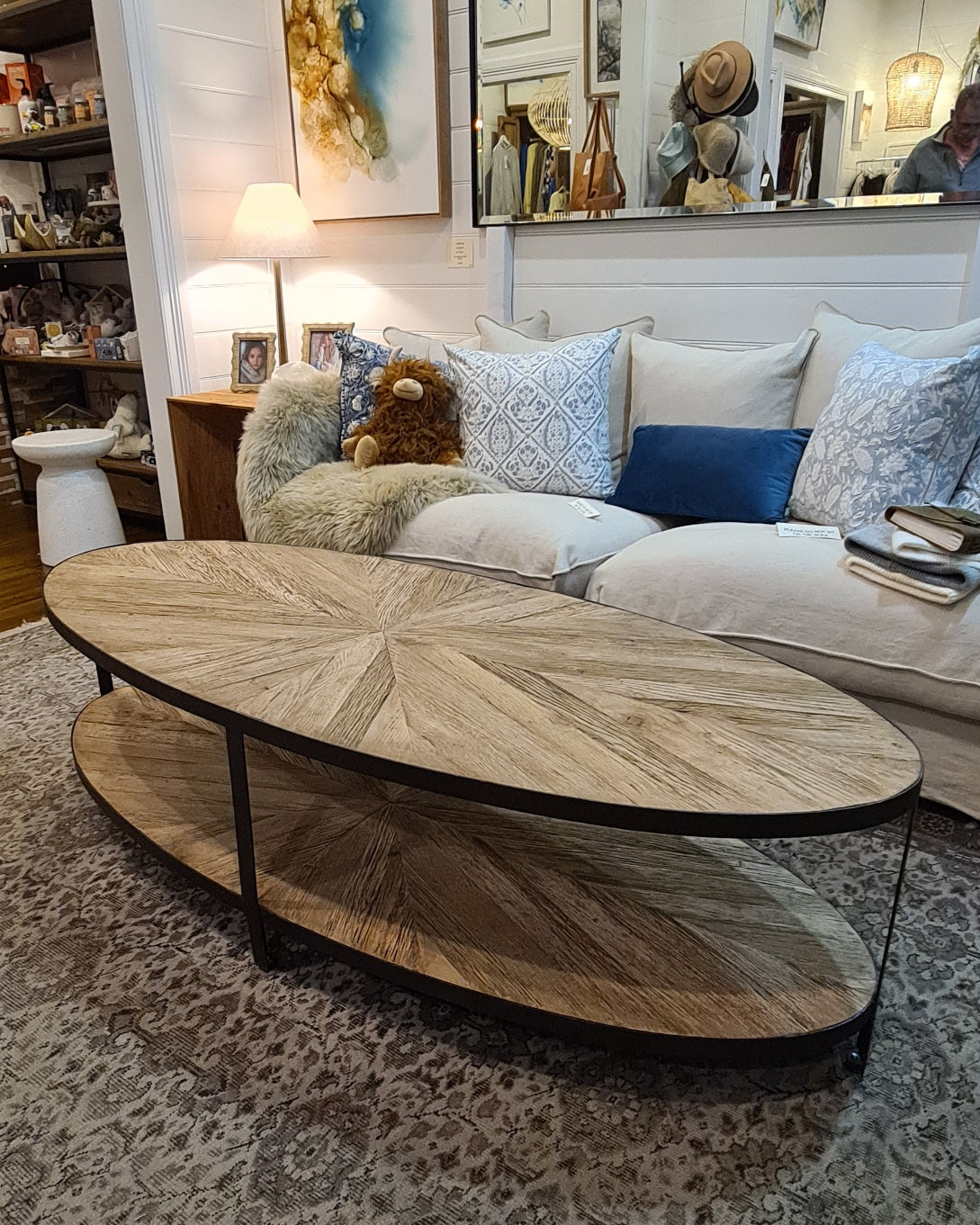 The Foundry Table – Oval Coffee Table