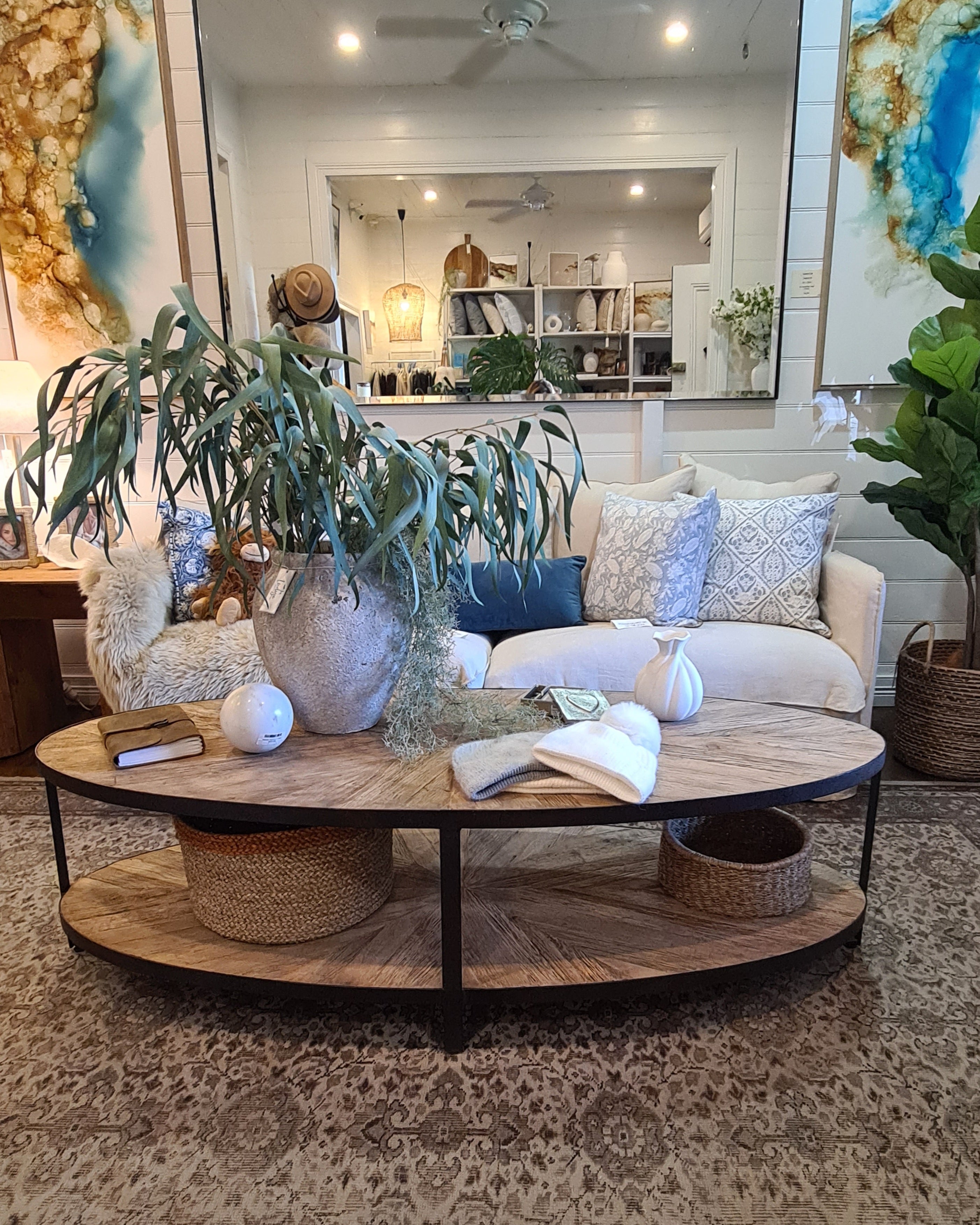 The Foundry Table – Oval Coffee Table