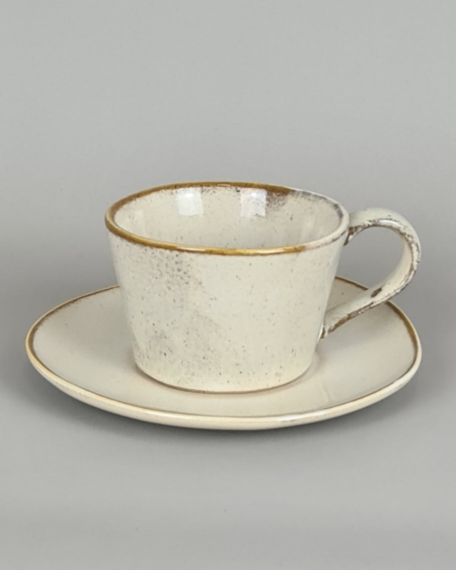 Theo Ceramic Cup and Saucer