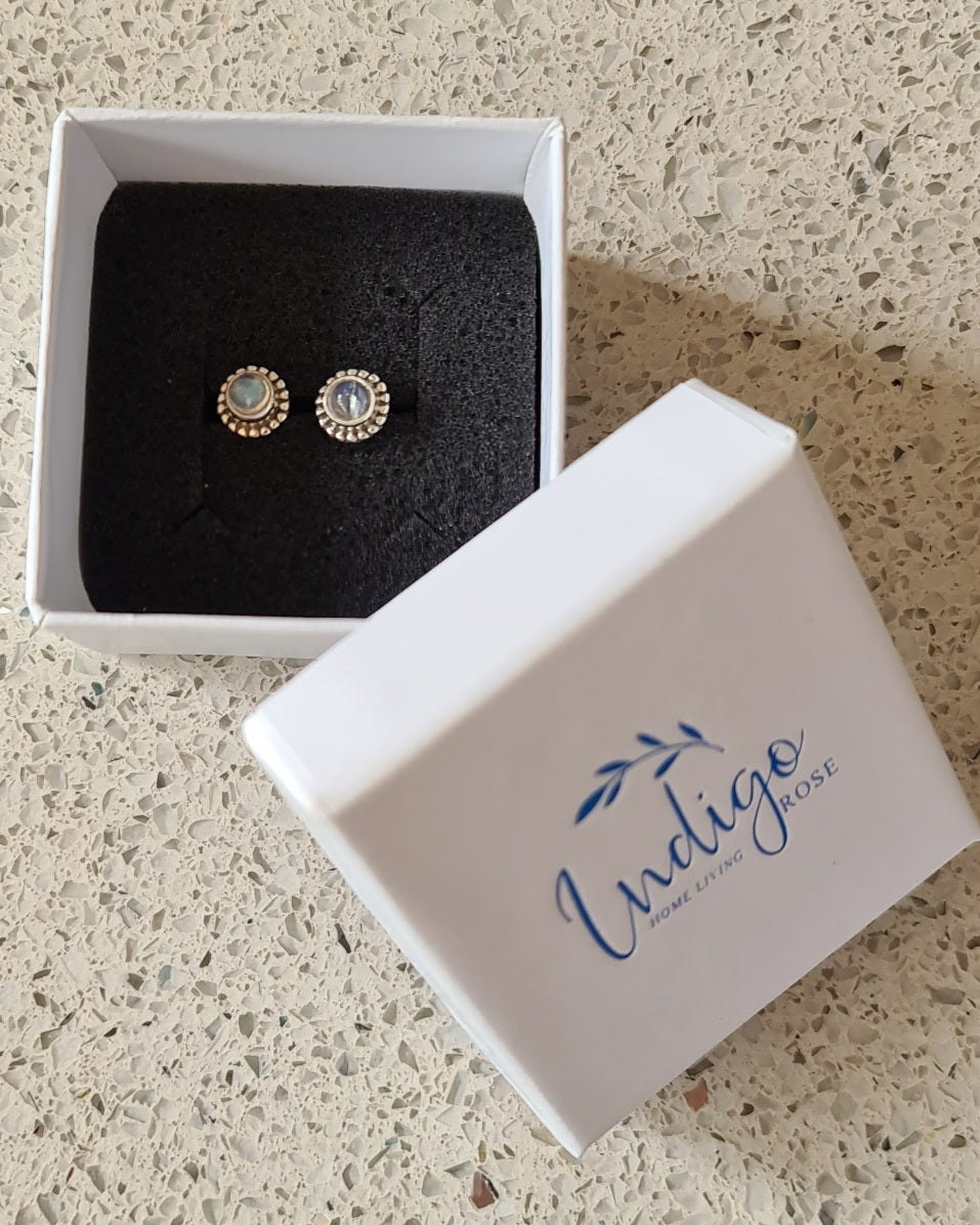 Tilly Moonstone Studs