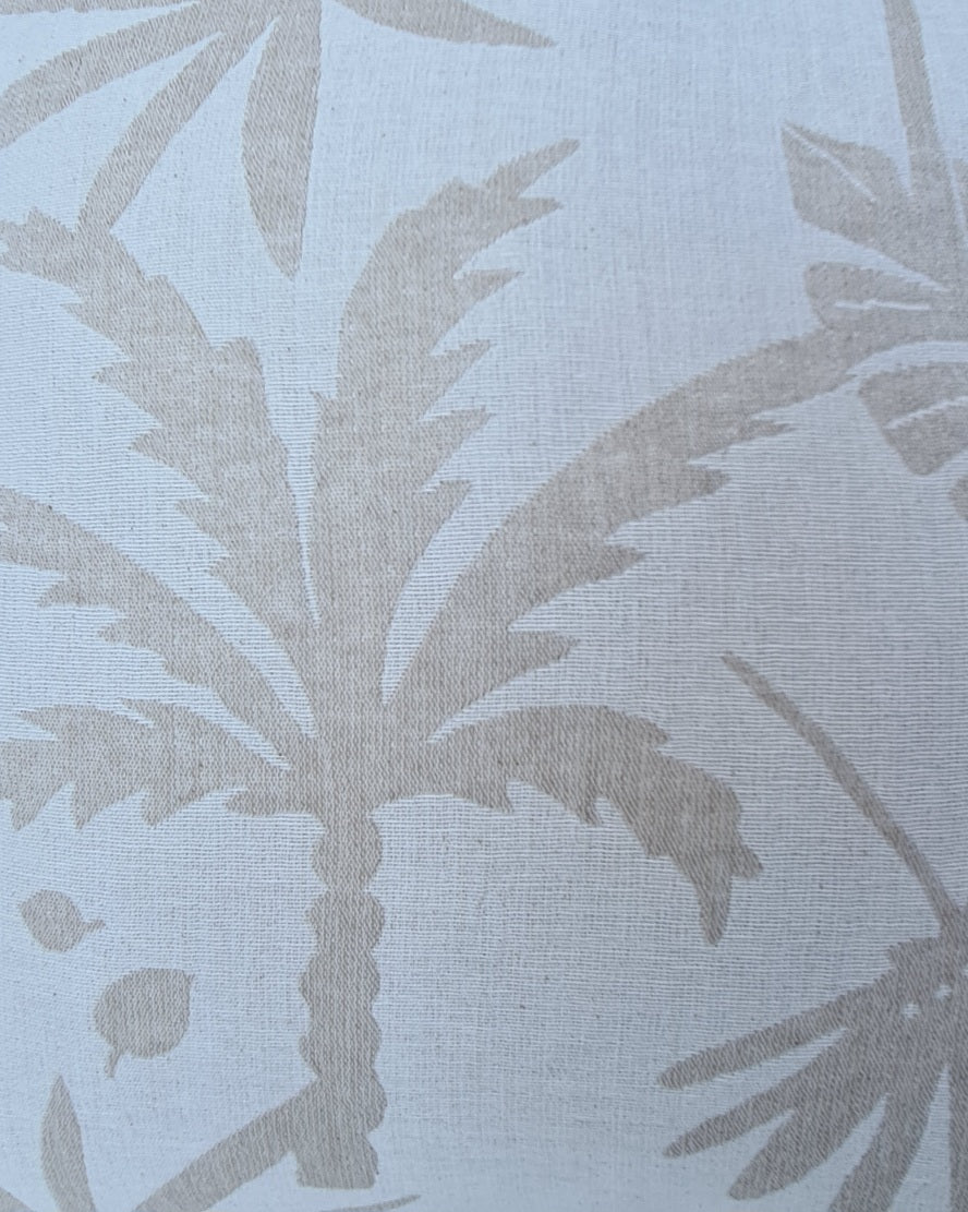 Tropical Haven Cushion – Natural Taupe (50 x 50cm)