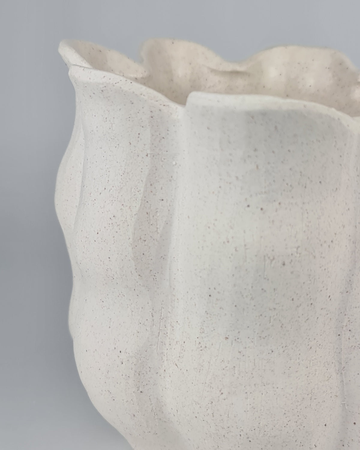 Tulip Planter / Vase – White