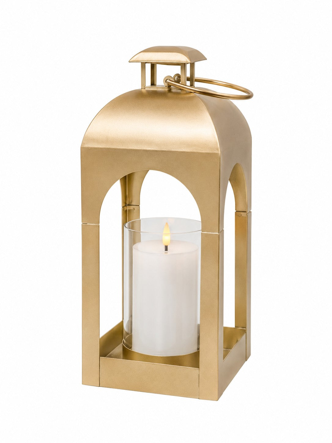 Twilight Metal Lantern – Gold
