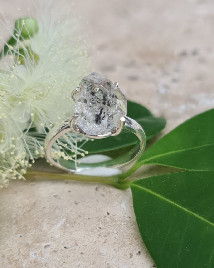 Vera Herkimer Diamond Ring