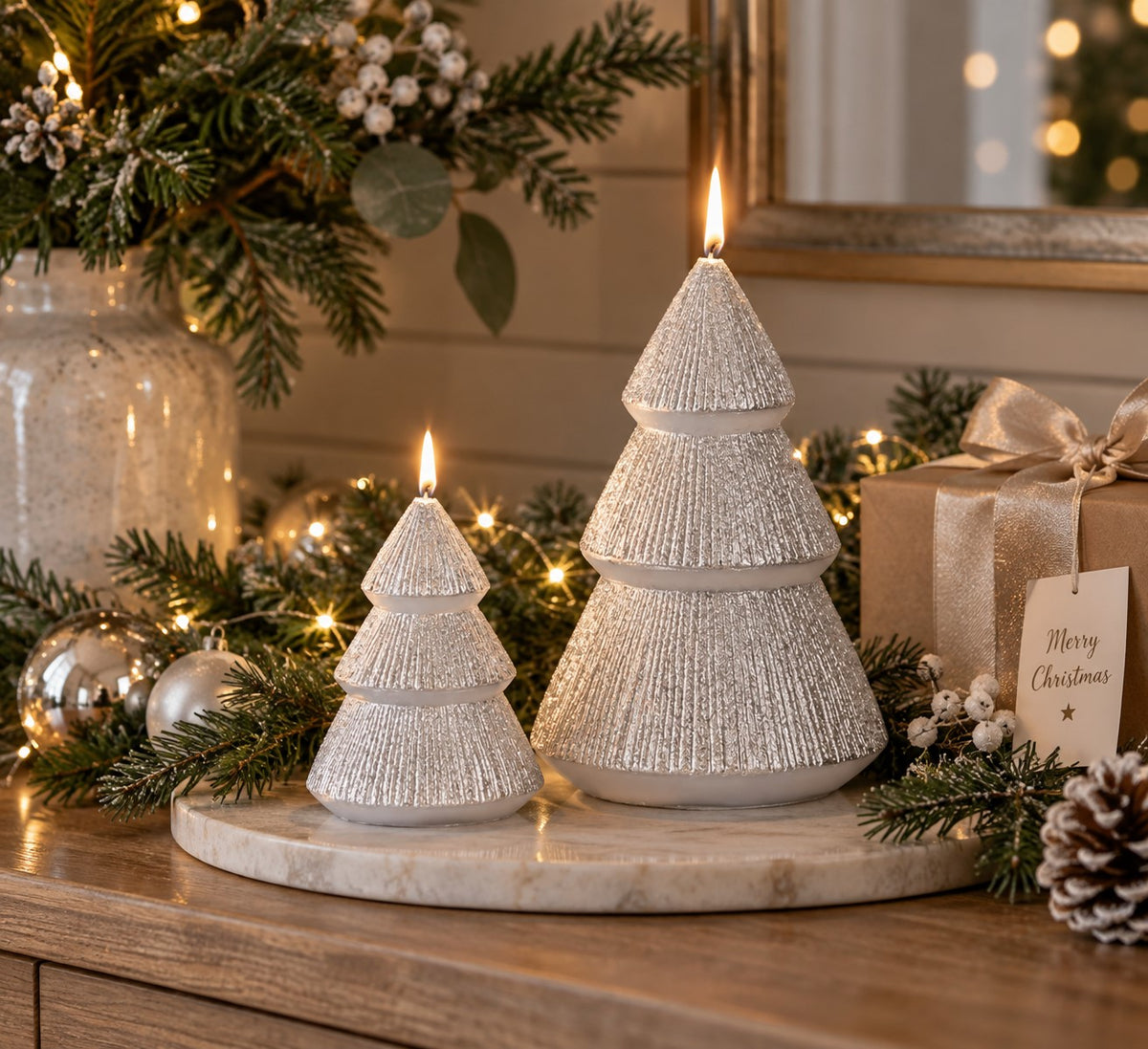 Wax Candle Tree – Champagne