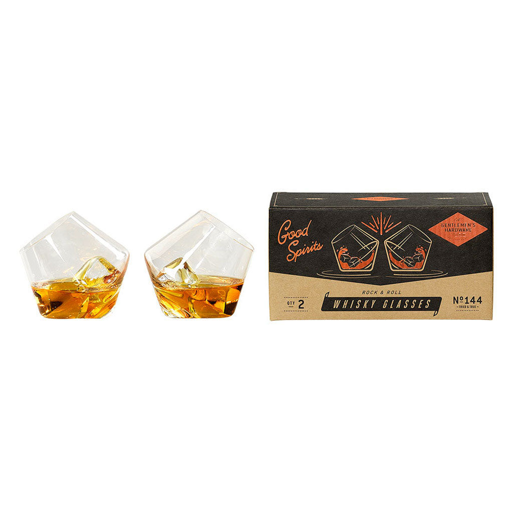 Whisky Glasses – Rock & Roll (Set of 2)