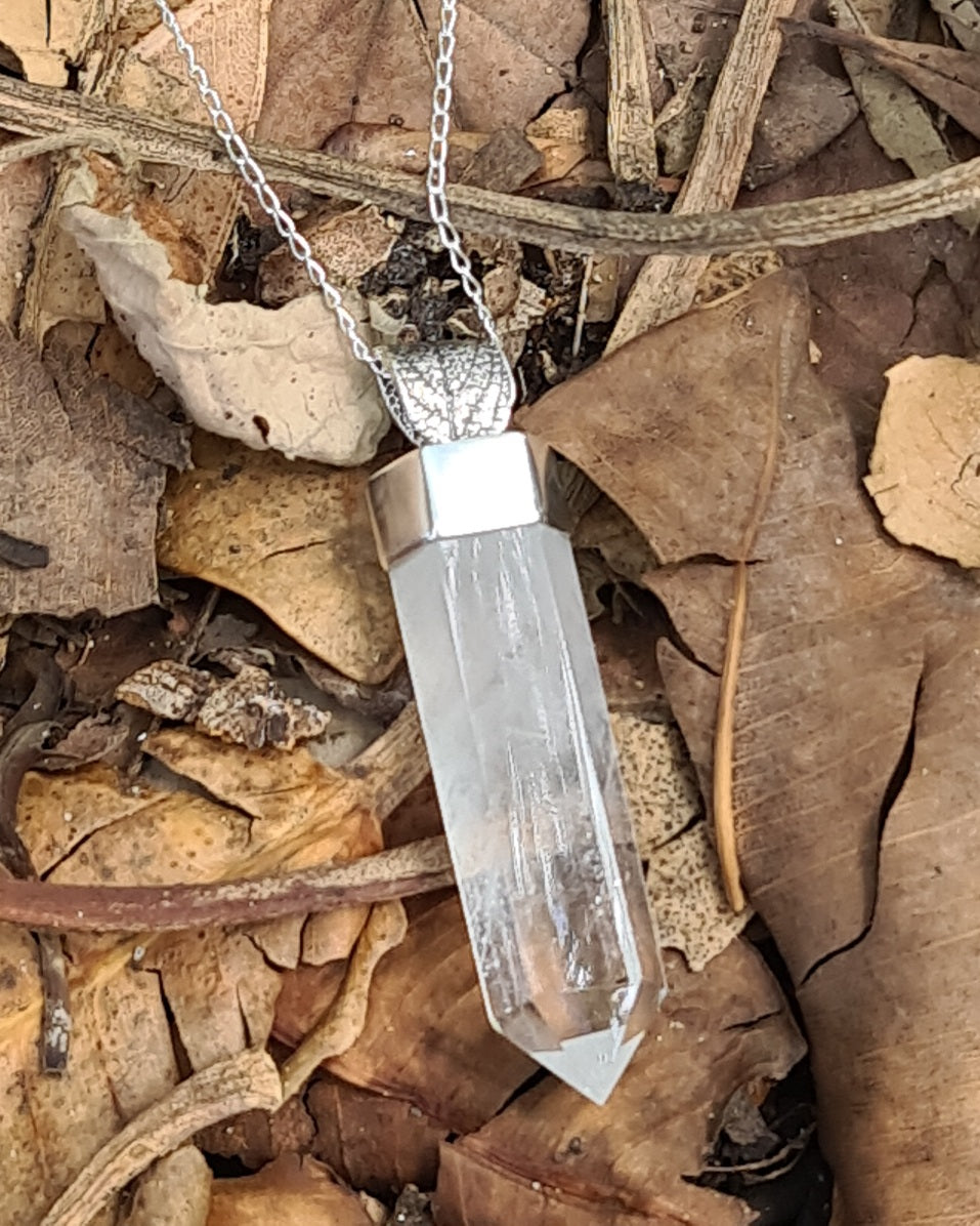 Whispering Sage Quartz Pendant