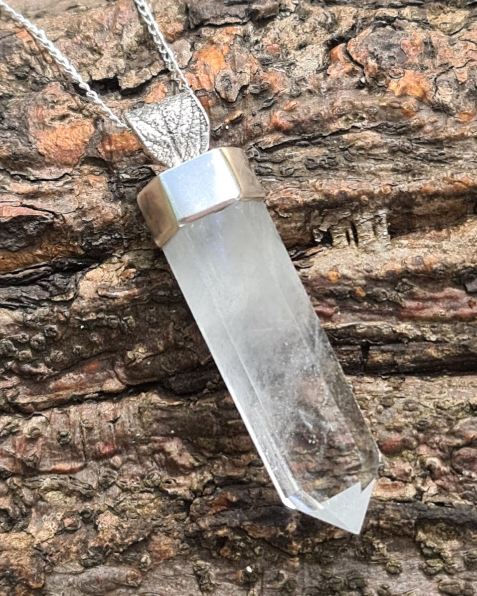 Whispering Sage Quartz Pendant