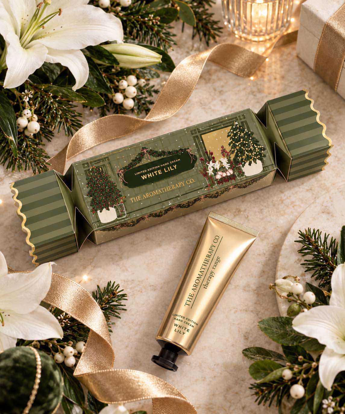 Therapy Festive Hand Cream 50ml – White Lily